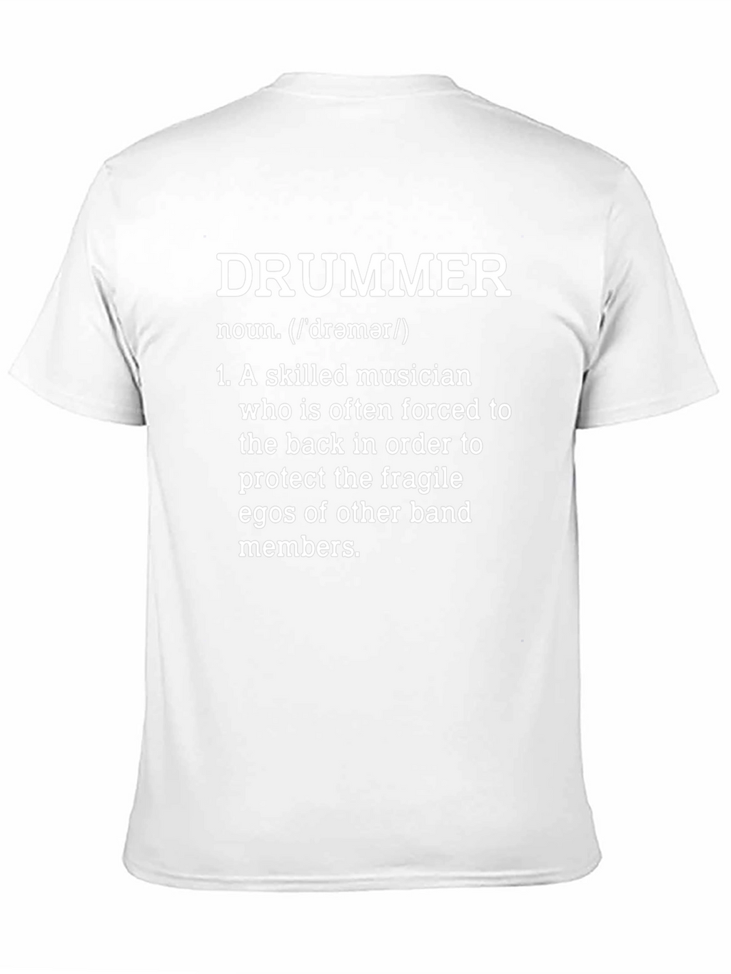 Funny Drummer Definition T-Shirt - Musician Gift