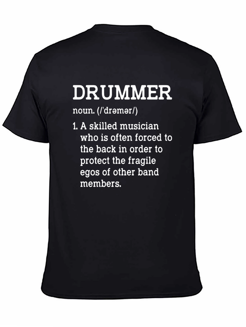 Funny Drummer Definition T-Shirt - Musician Gift